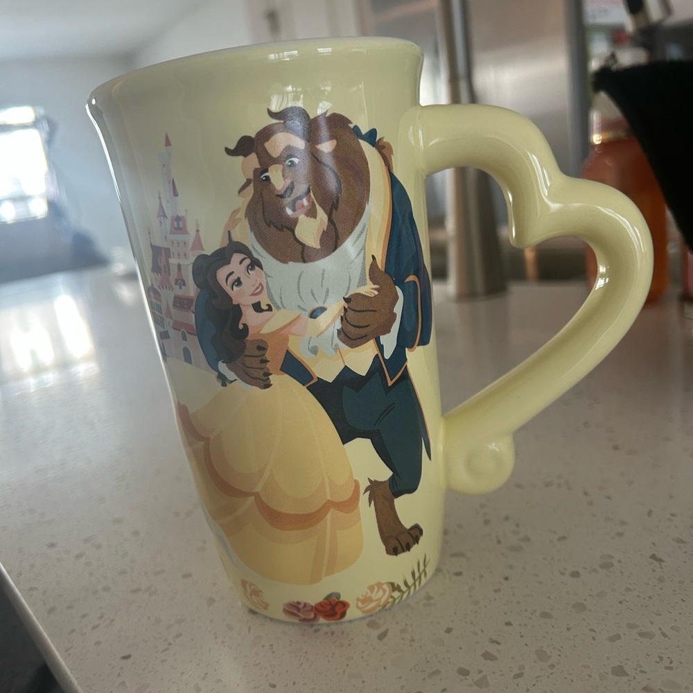 Disney Beauty and the Beast Mug - Yellow